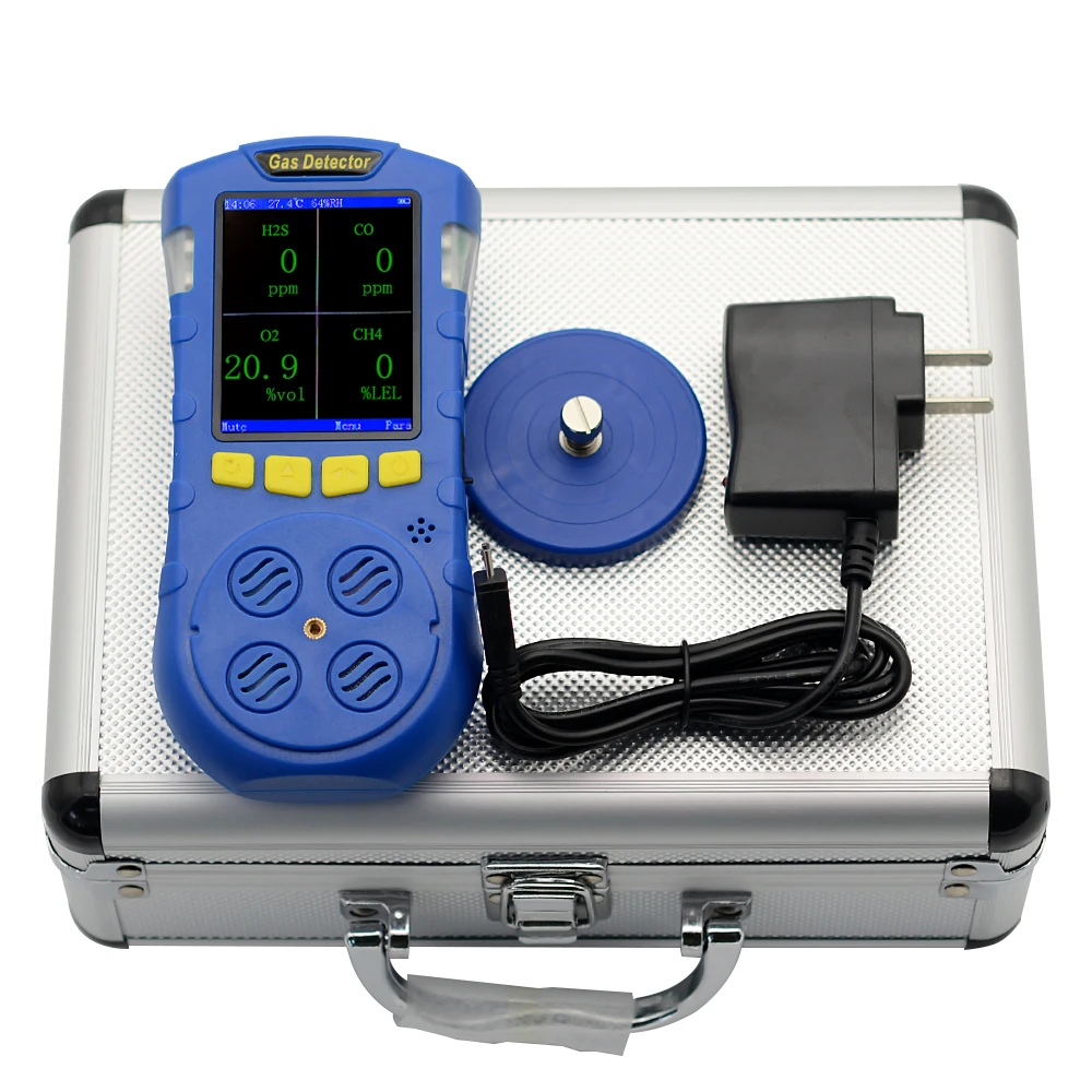 Portable Multi Gas Detector New Function CH4 O2 H2S CO CO2 Gas Analyzer