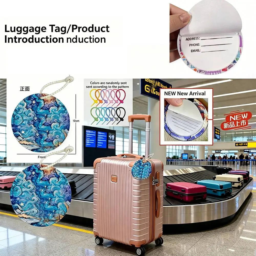 Mister Barrel Katieverse FPE Travel Accessories Luggage Tag Suitcase Name Baggage Tag Anti-lost