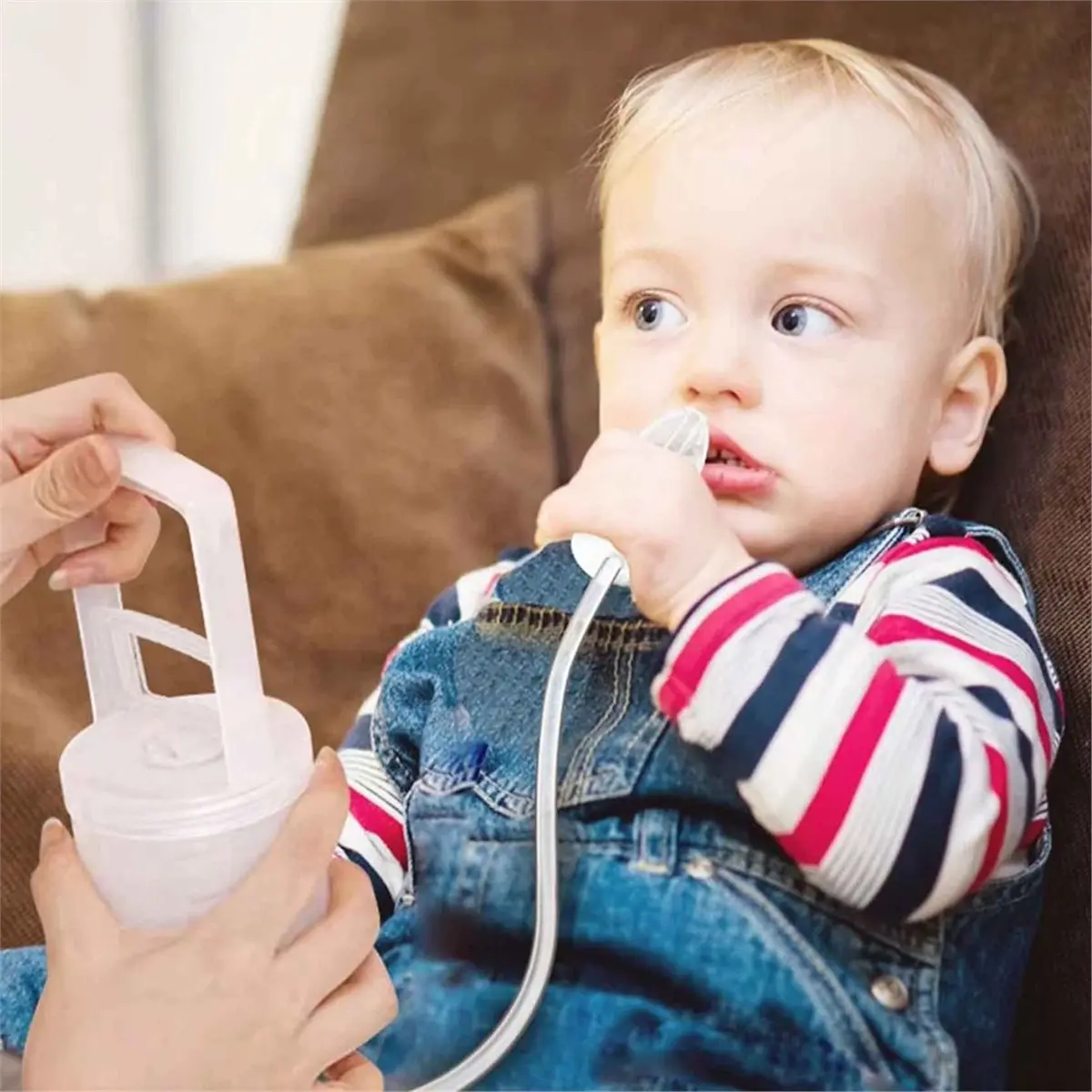 

ABZD Nose Sucker Baby Nasal Aspirator Booger Removers Nasal Irrigator Kids Nasal Inhaler Nasal Obstruction Rhinitis Safety