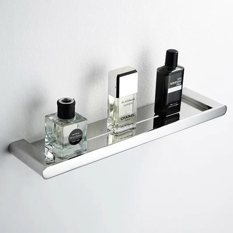 

Modern Simple Style Stainless Steel Bathroom The Toilet Monolayer Storage Rack Perfume Soap Cosmetics Decoration Hanging Frame