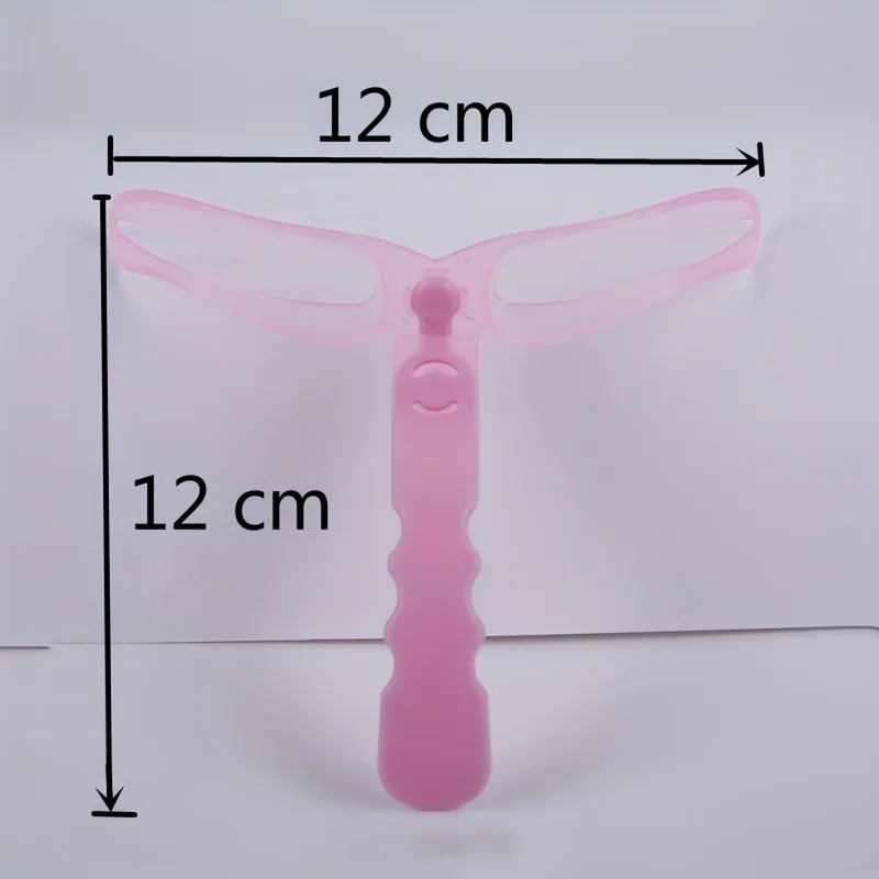 Handgehaltene dreidimensionale Soorkarte für Damen, Augenbrauenaufkleber für Anfänger, komplettes Set mit 8 Augenbrauen-Soor-Hilfsgeräten