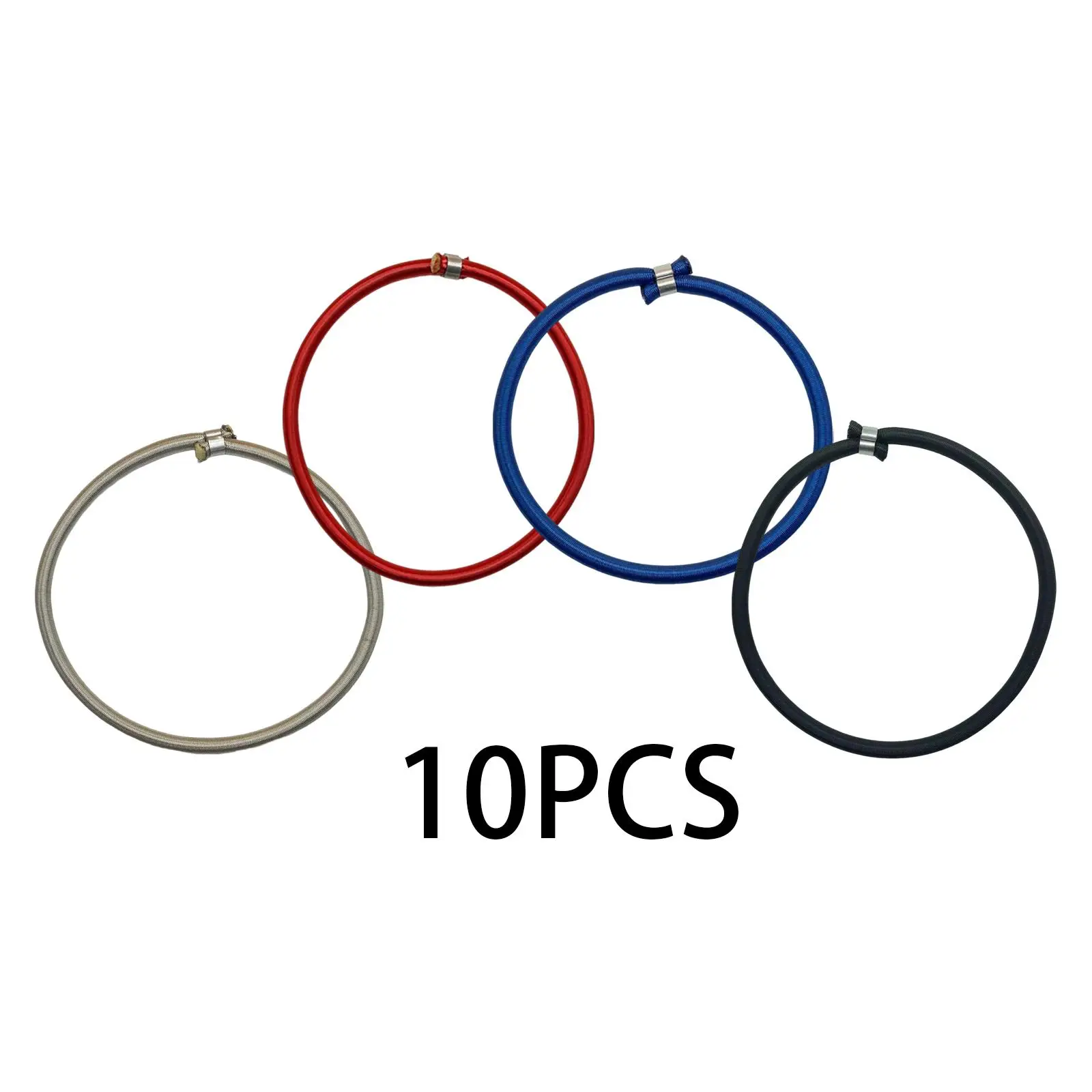 10 Pieces Trampoline Elastic Rope 8mm Trampoline Accessories for Tent Canopy