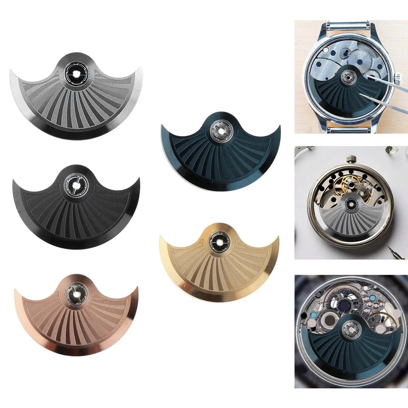 Automatic Hammer Rotor Watchmakers Accessory Replacement Part 6R36 7S26