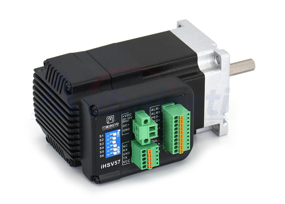 iHSV57-30-10-36-01-T-33 57mm integrated servo motor 3000RPM 36V dc servo drive for tube laser cutting machine