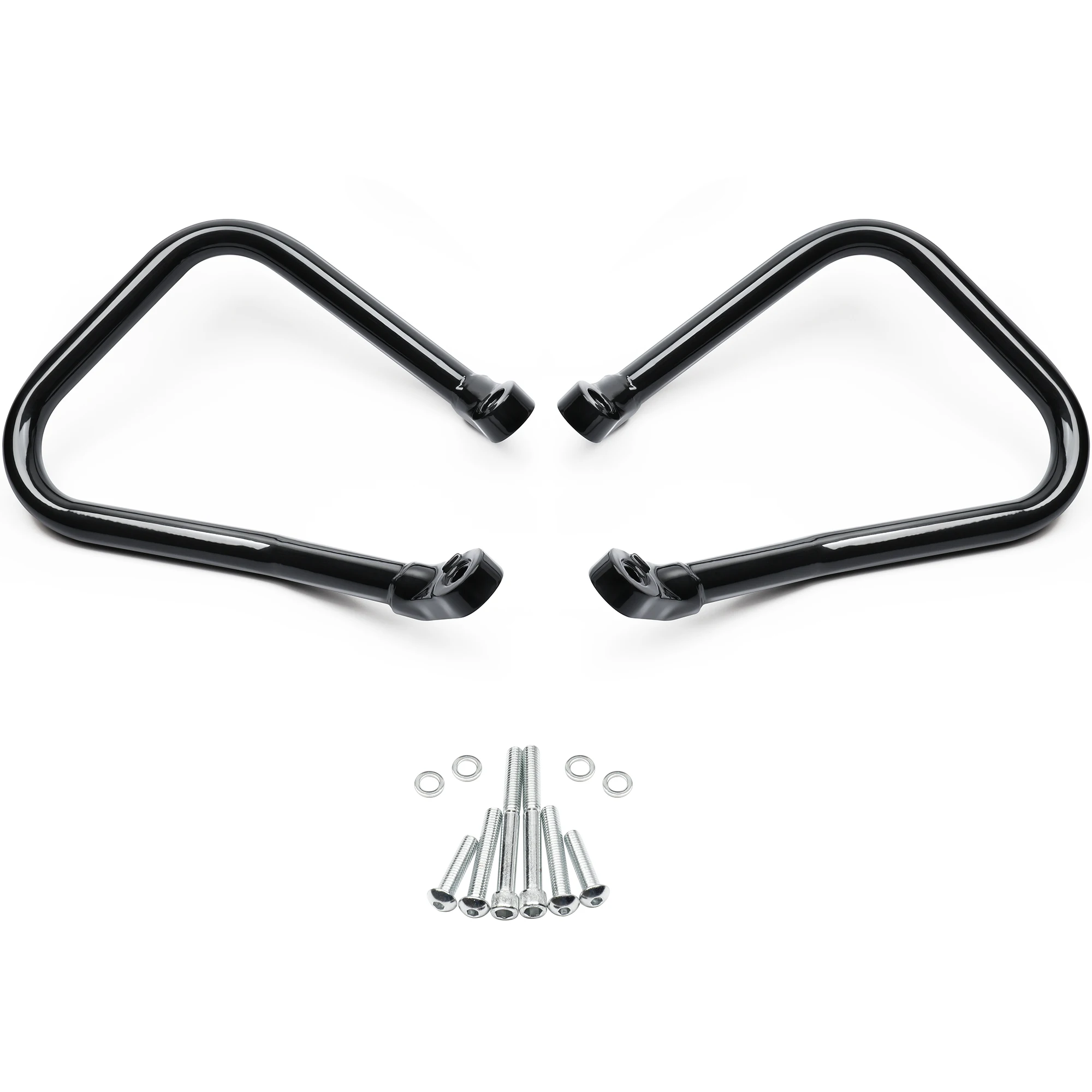 

Motorcycle Rear Bolt-on Saddlebag Guard Crash Bar for Harley 2018-Up Softail Heritage Classic FLHC FLHCS and 2024-Up FLI Models