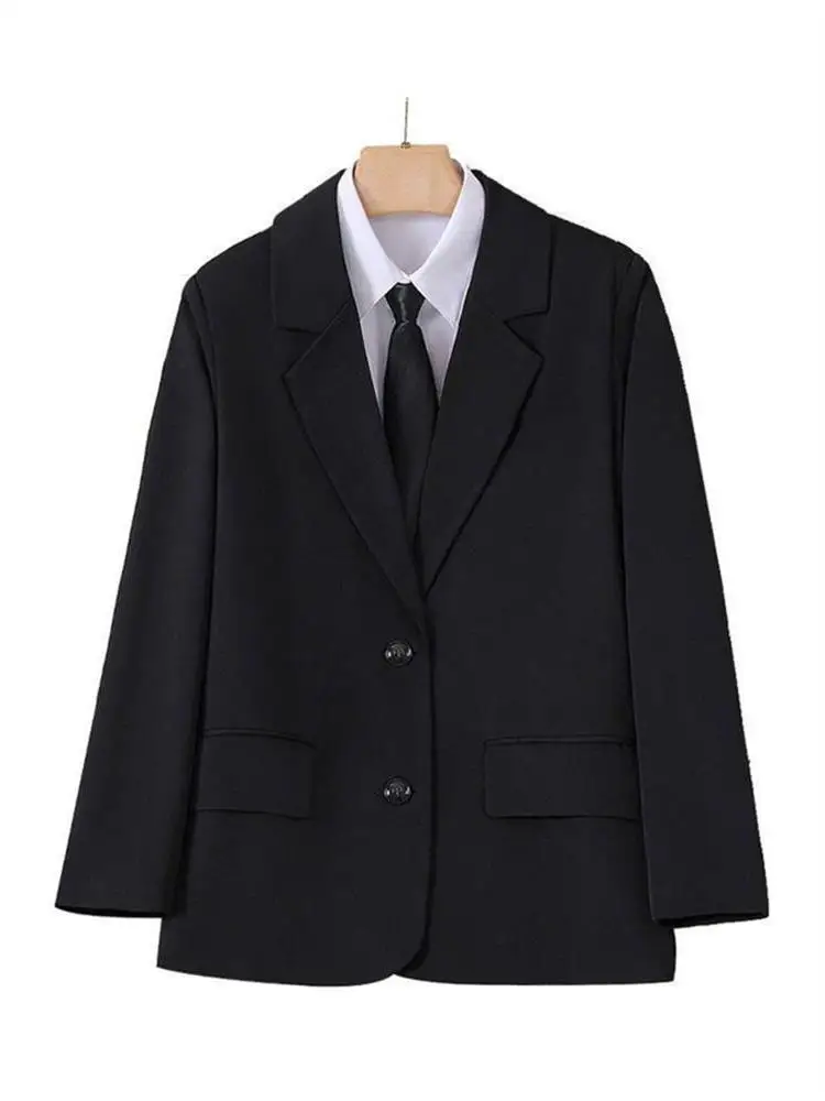 Ele Bla Anzug Jaet für Frauen Professionelles Interview Frühling Herbst Student Defense Arbeitskleidung ort Sle Long Sve