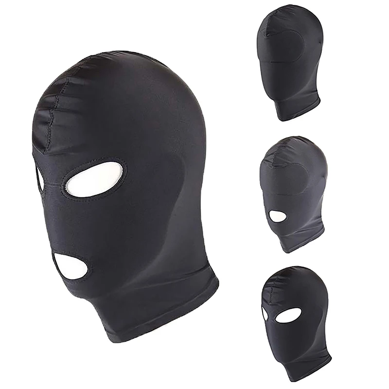 1/2/3 Hole Unisex Elastic Breathable Mask Balaclava Cap Head Hood Halloween Cosplay Party Hat Men Army Tactical Face Mask Game