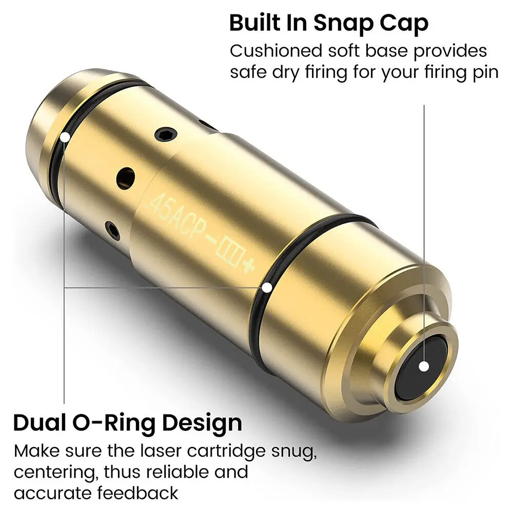 Training .223 REM Laser Bore Sight Cartridge Trainer Outdoor Dry Fire Shooting