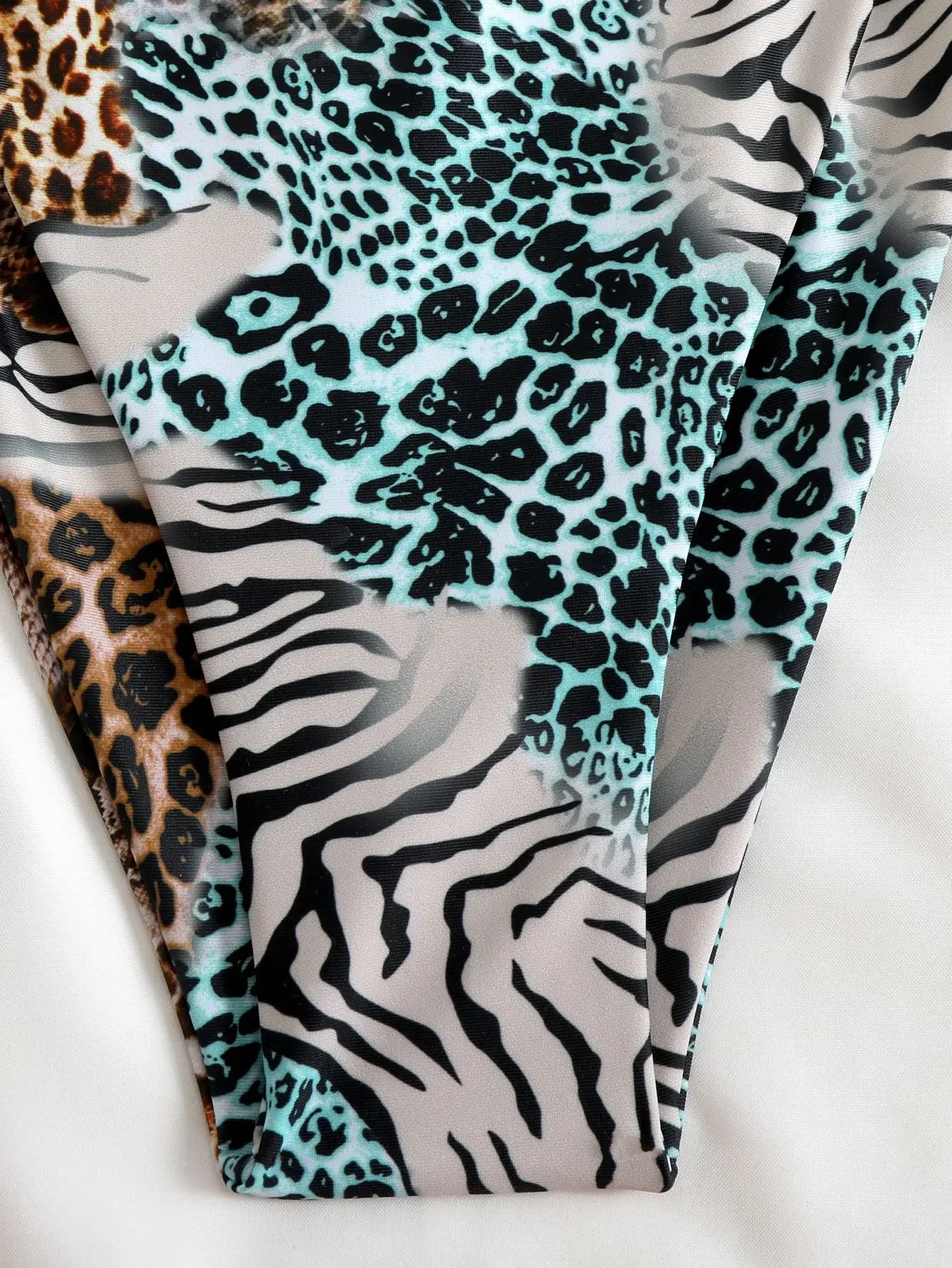 Sexy leopardo impressão triângulo conjunto de biquíni feminino biquini bandagem beachwear split maiô biquinis de mujer Куlvьник Ж бра 2025