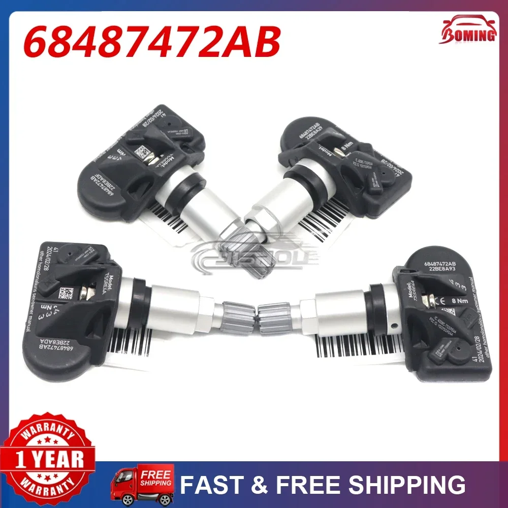 

Новый Автомобильный датчик давления в шинах TPMS для Dodge Challenger R/T Scat Pack 433 МГц 2019 2020 2021 2022 2023 68487472AA 68487472AB