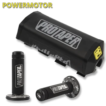 Motosiklet Kolu Sapları Pro Konik Gidon Pedi Yağ Bar Göğüs Koruyucu Çapraz 1-1/8 Kolu Bar Dirt Bike Dit Bike Motocross