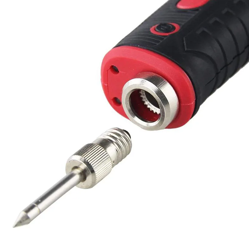 Replacement Soldering Iron Tips E10 Interface Battery Corrosion Resistant Long Life Electric Soldering Needle Tips for Indoor