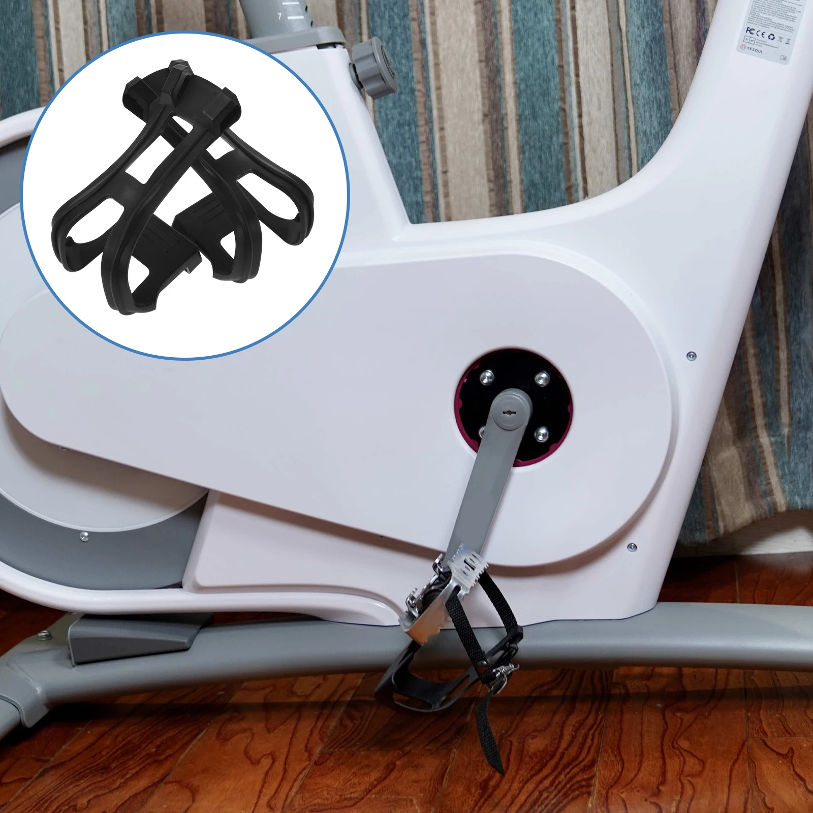 

Dog Mouth Pedal Belt Bike Toe Cages Accessories Strap Clips Fitness Anti-Slip Wear Resistant ABS Ideal for Riding Replaceable