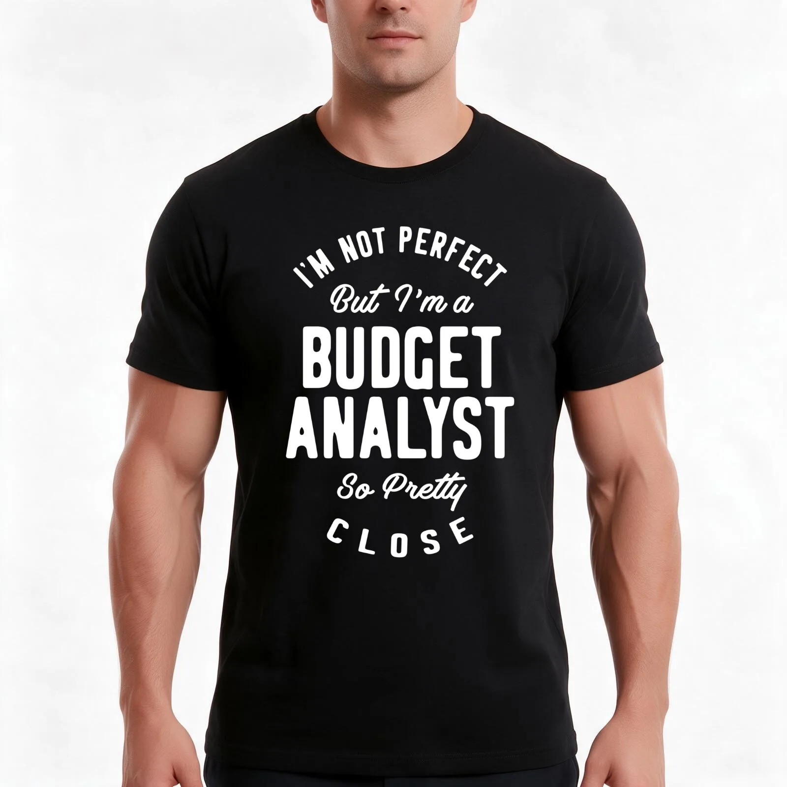 Budget Analyst T-Shirt Summer Casual Cotton Tee Oversized Streetwear Tops Vintage Graphic Print Loose Fit Short Sleeve