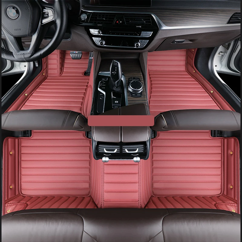 حصيرة أرضية السيارة لسيارات BMW M3 E30 1986 ~ 19991 5 مقاعد Coupé الحصير الجلدية غطاء كامل السجاد حامي الطين اكسسوارات السيارات الداخلية