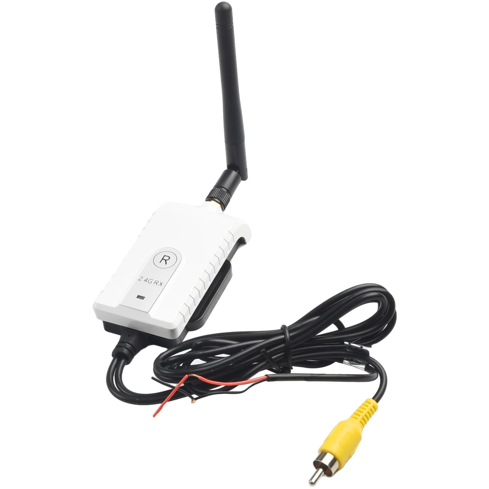 2.4G Wireless AV Cable Transmitter Receiver For Video Monitor Reverse Camera Video Signal Transmitter Signal Receiver DC 12V-24V