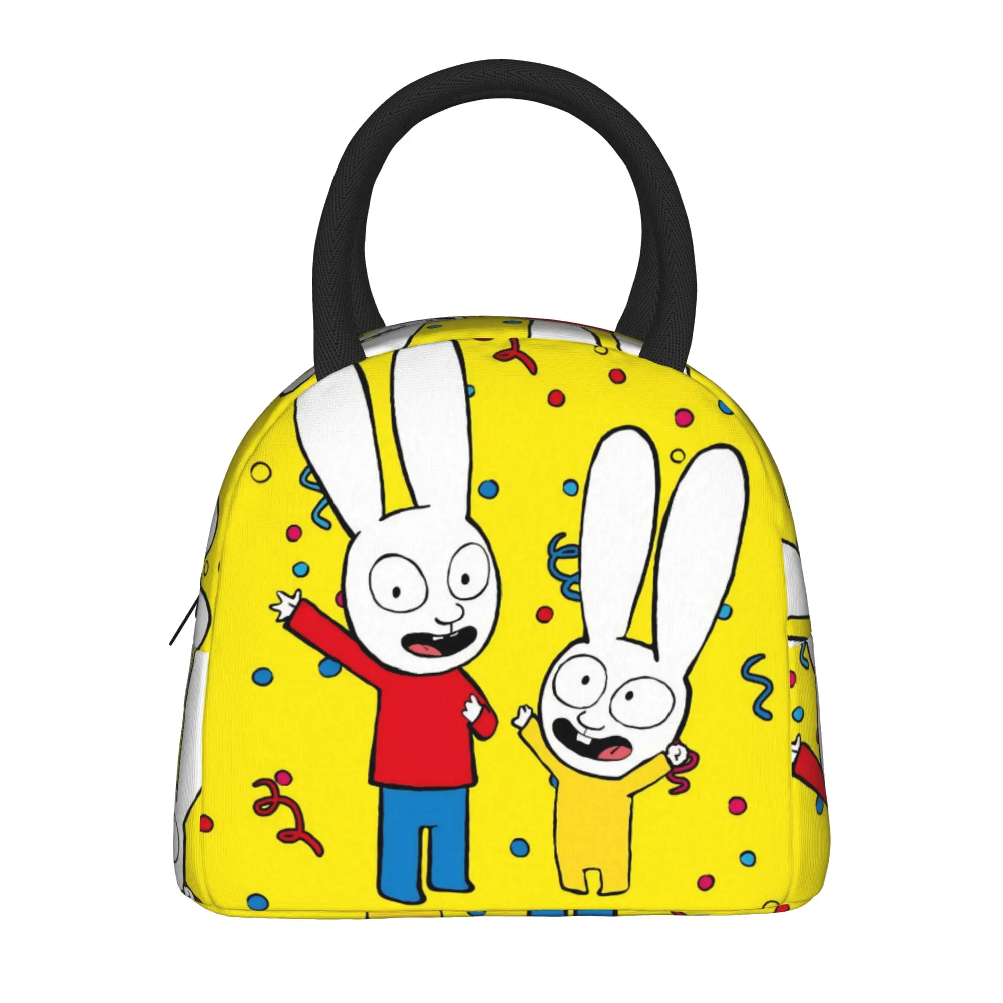 Simon Super Rabbit Merch Insulated Lunch Bag For Travel  Food Storage Bag Reusable Thermal Cooler Lunch Boxes