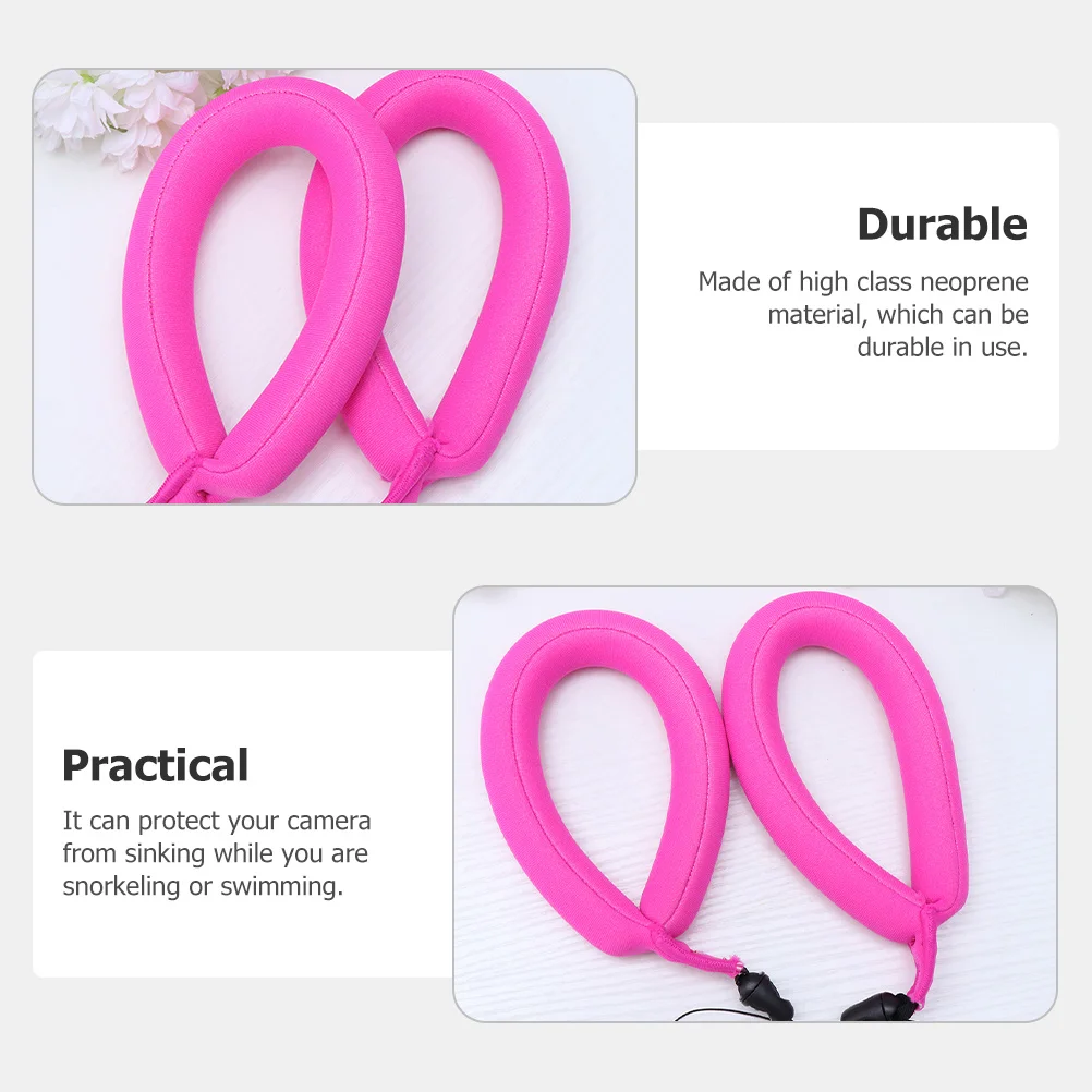 

Floating Wrist Strap Neoprene Buoyant Waterproof For Camera Smartphone Compact Reusable Outdoor Accessory Portable Professional