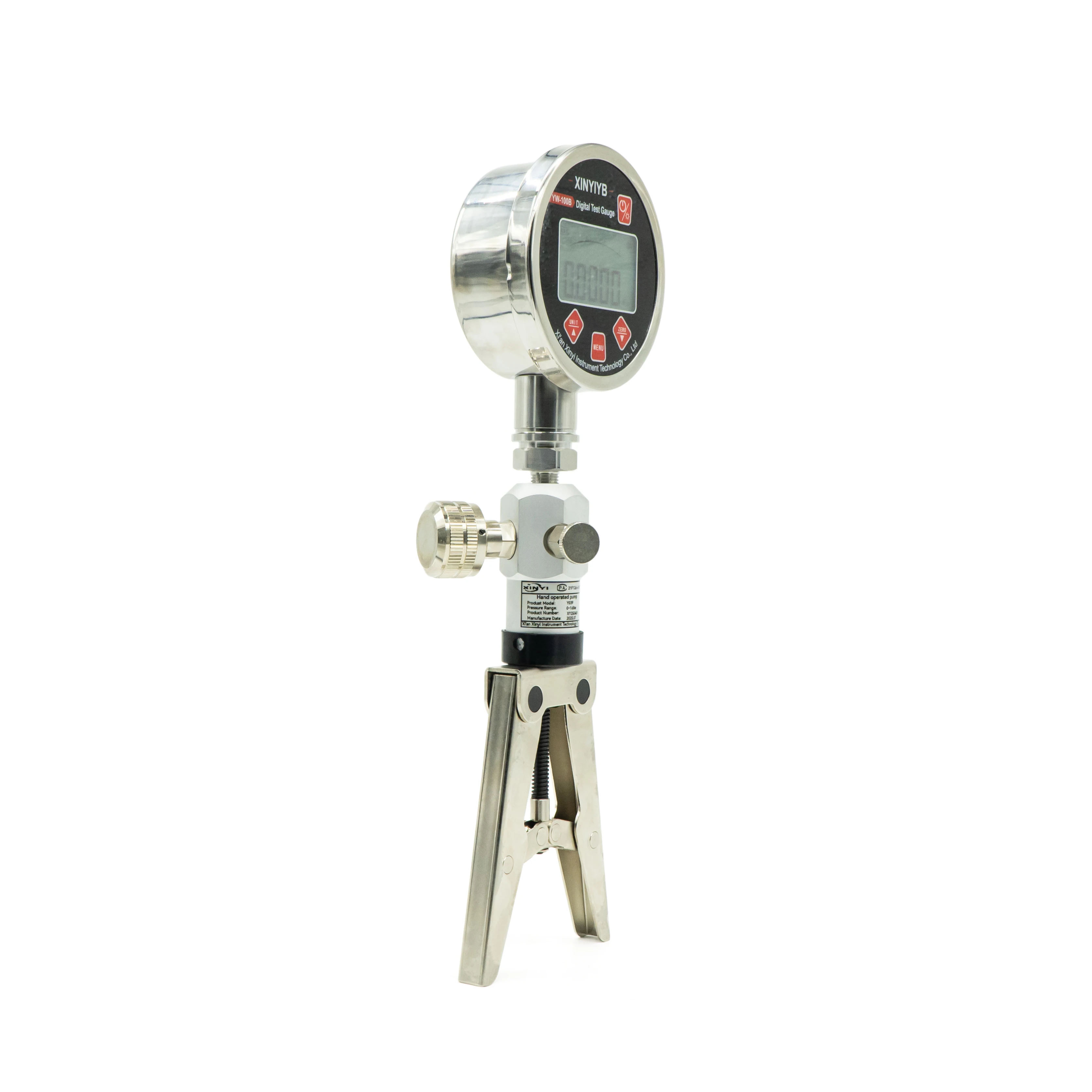 

Hot Sale Portable Hand Held 20 Bar Calibration Pumps Pneumatic Pump Pressure Gauge Calibrator