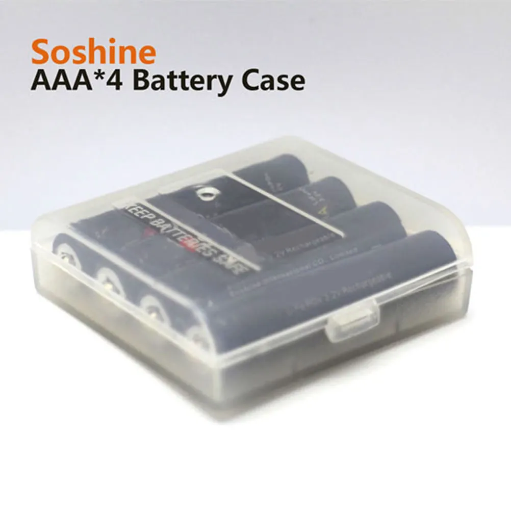 

Aaa Case Holder Storage Box Durable Lightweight Portable Plastic Organizer With Short-Circuit Protection