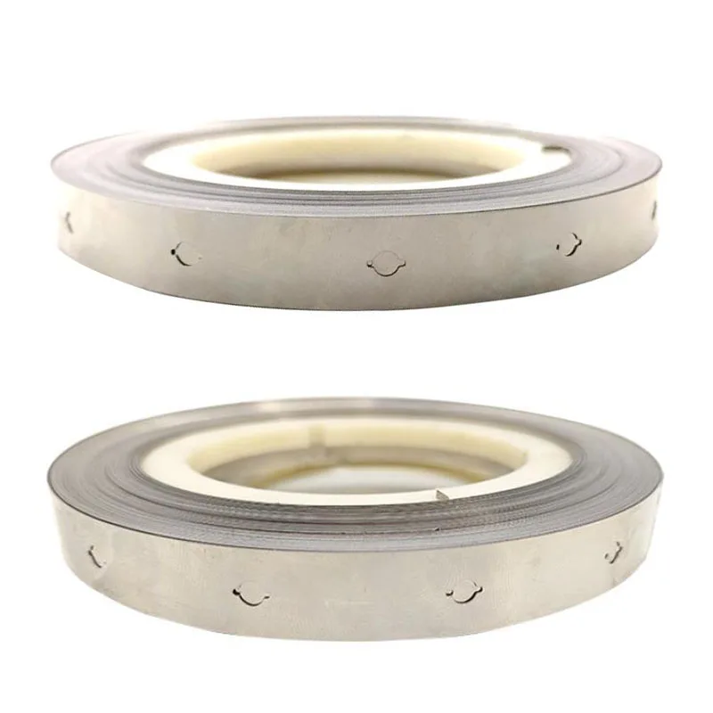 1m/3m/5m/10m 32650 Nickel Strip 32.5/34.5mm Open Hole No Solder 1P32650 Lithium Battery Nickel Sheet Nickel Plated Steel Strip