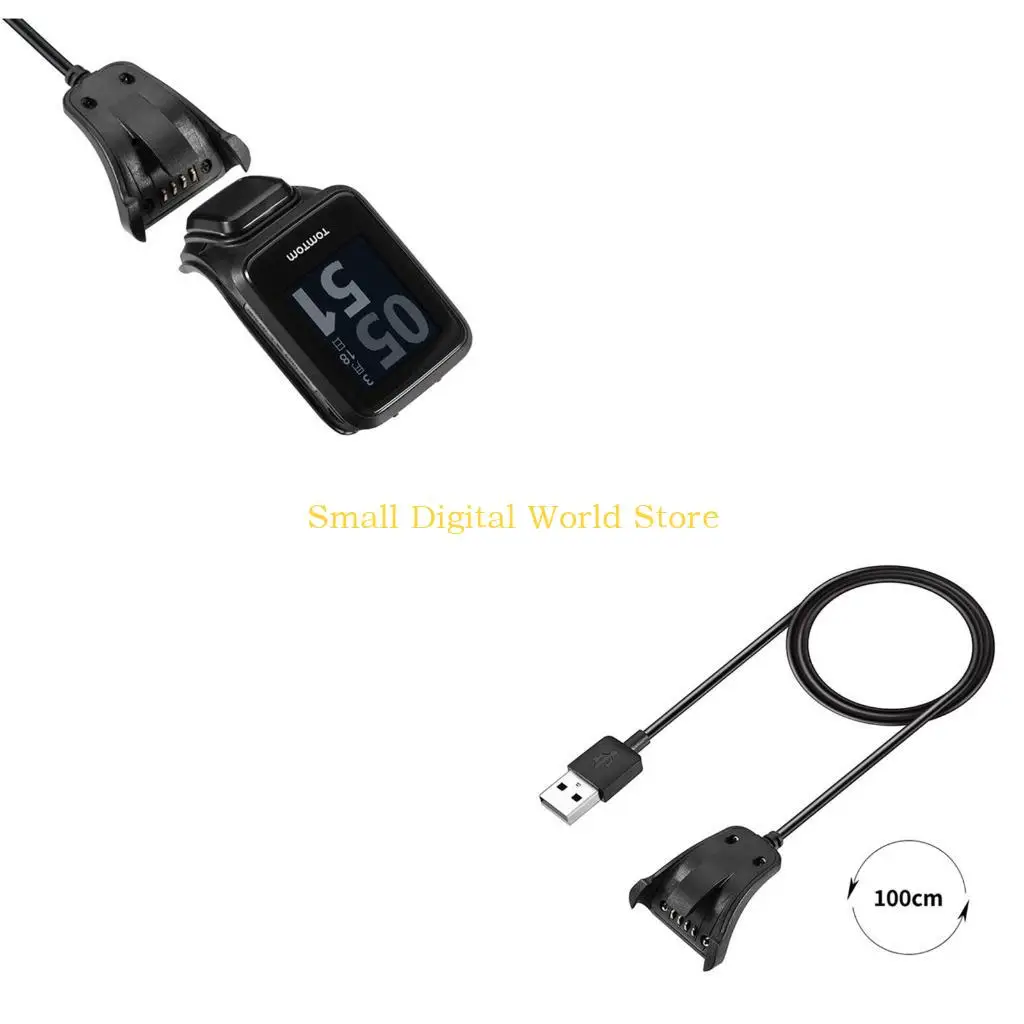 77UB Cargador/adaptador corriente Cable carga USB para reloj inteligente Runner 2 3