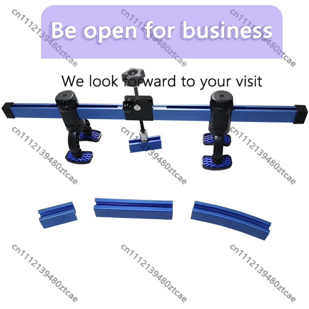 Extended Rotating Tension Frame Car Dent Puller Auto Body Repair Tool Sheet Metal Shaping Fixing Accessory