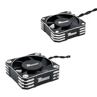 2PCS SURPASS HOBBY Cooling Fan 25/30/35/40/50mm Rocket Heat Dissipation Fans Metal Motor Fan Cover for Brushless Motor RC CAR