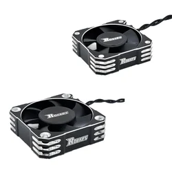 2PCS SURPASS HOBBY Cooling Fan 25/30/35/40/50mm Rocket Heat Dissipation Fans Metal Motor Fan Cover for Brushless Motor RC CAR
