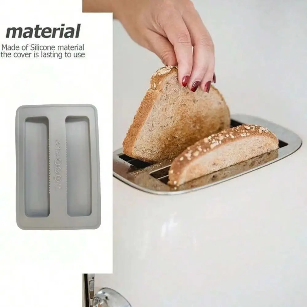 Silicone Toaster Dust Cover Dustproof Soft Breakfast Machine Cover Universal Toaster Upper Lid 2