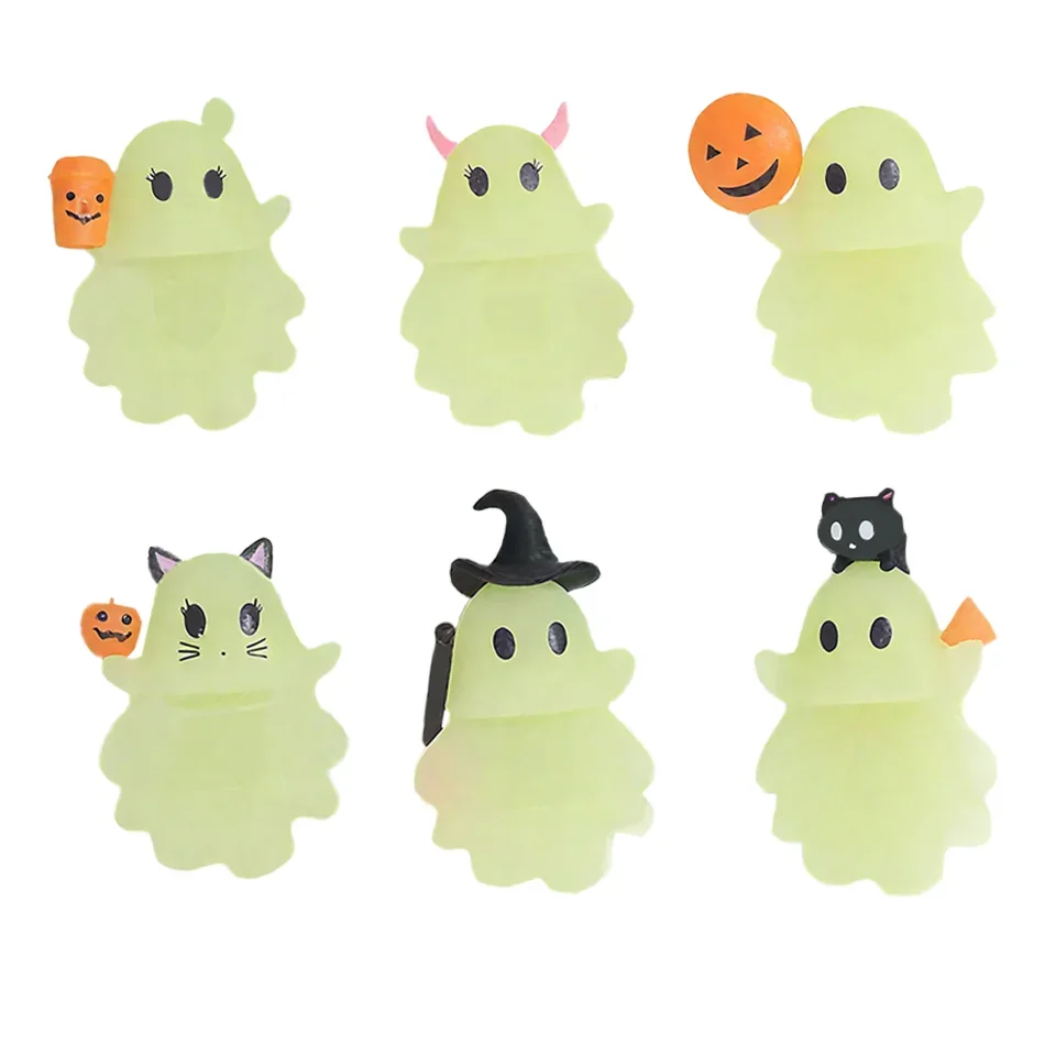 HOT NEW Halloween Ghost Little Smartphone Decoration Ghost Blind Box Mini Desktop Decoration Children's Christmas Birthday Gift