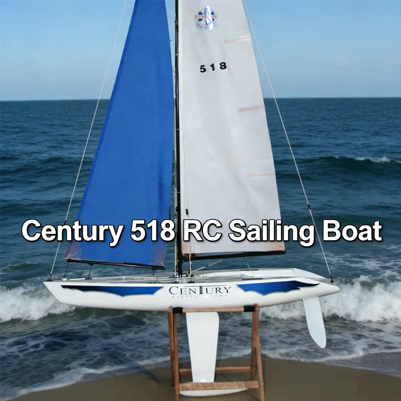 

Century 750 2.4G 4 Channel RC Sailboat Fiberglass Hull Racing Yacht For Outdoor Lake Pond Water Sports RC Hobby Enthusiasts