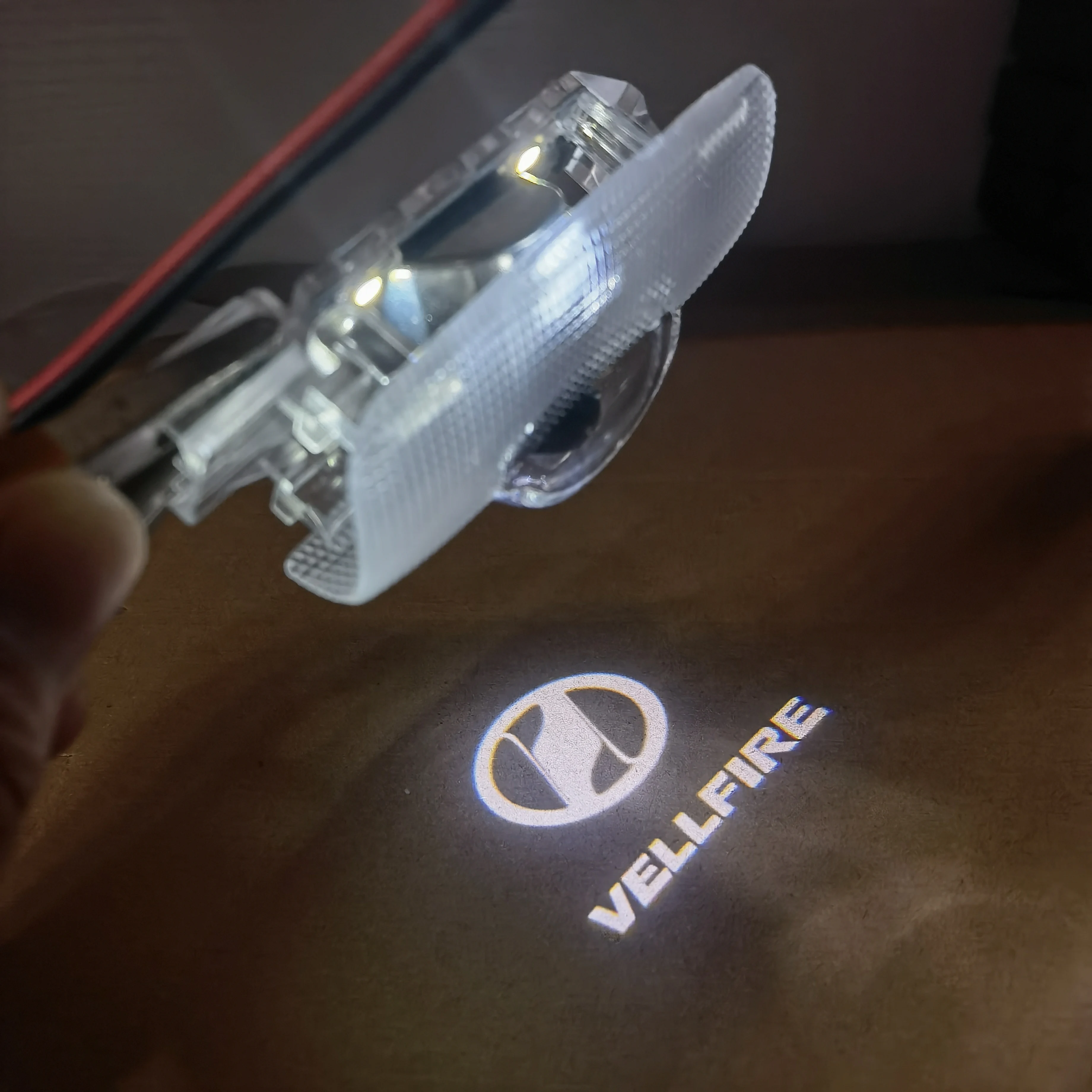 

1Set White Vellfire Welcome Light Shadow Door Light For Toyota Vellfire 30/50 Series Vellfire Courtesy Lamp Toyota Door Light