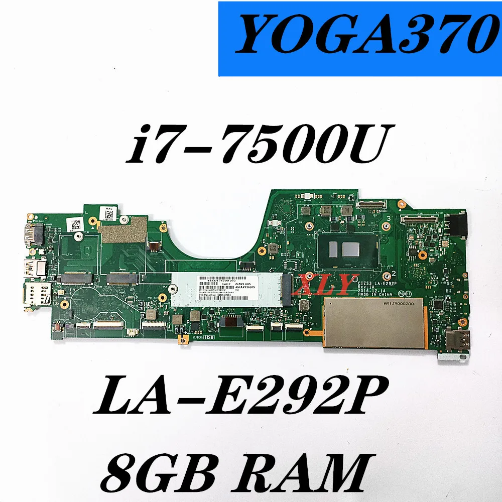 

For Lenovo ThinkPad Yoga 370 laptop motherboard LA-E292P i7 7600U 7500U 8GB RAM FRU 01HY153 01HY155 01HY169