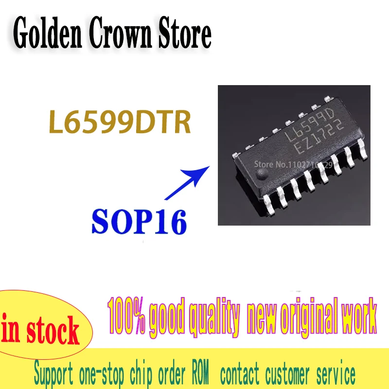 L6599D L6599DTR SOP-16  New and Original In Stock 5~10 Pcs/Lot