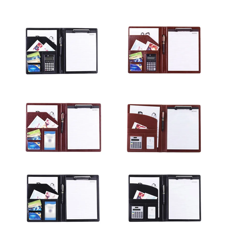

Creative File Holder Pu Document Folder For Office Portable Paper Storage Rack Multifunctional File Pouch