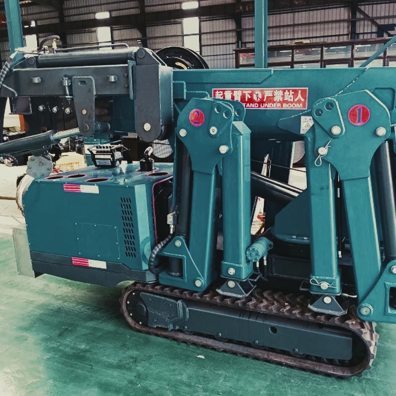 Crawler Mobile Spider Crane Long Arm Fly Jib Mini Spider Crane 5 Ton Mini Construction Lifting Equipment Spider Crane 3 Ton