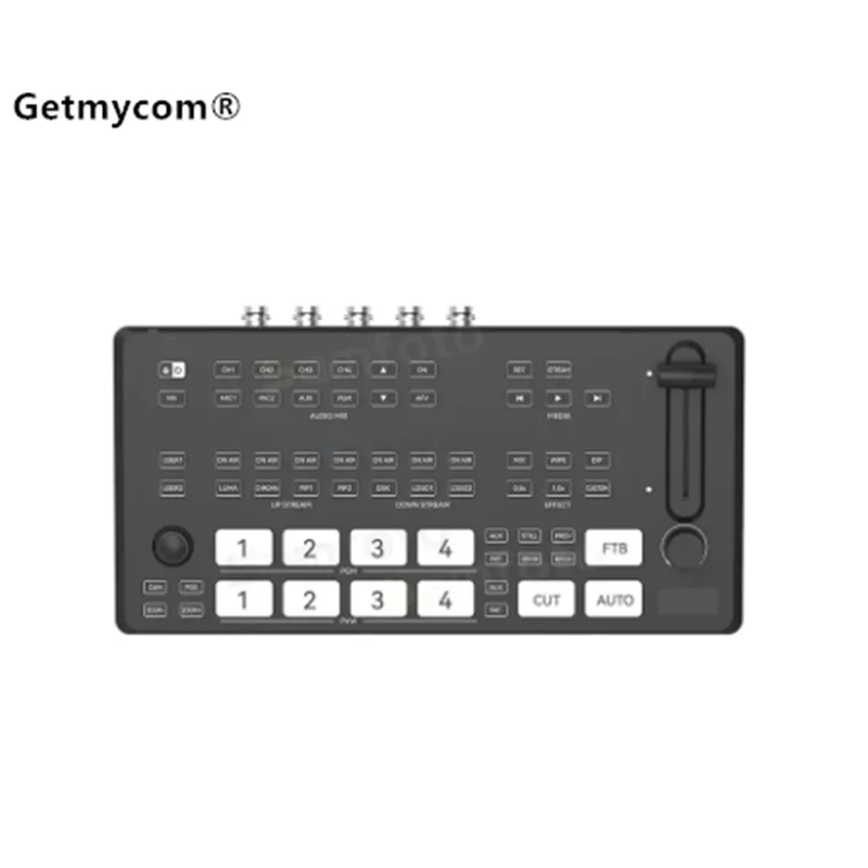 for Stream 1 SH 1S Video Switcher 5 Channel Muti Solution Video Deck Switch Controller Switchboard for Streaming Brodcast
