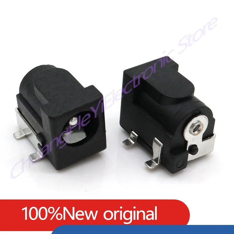10Pcs/Lot DC-050 SMD DC-005 DC005 5.5*2.1mm/2.5mm DC Power Jack Connector 5.5 x 2.1/5.5 x 2.5mm Gniazdo DC Wtyczka żeńska DC050