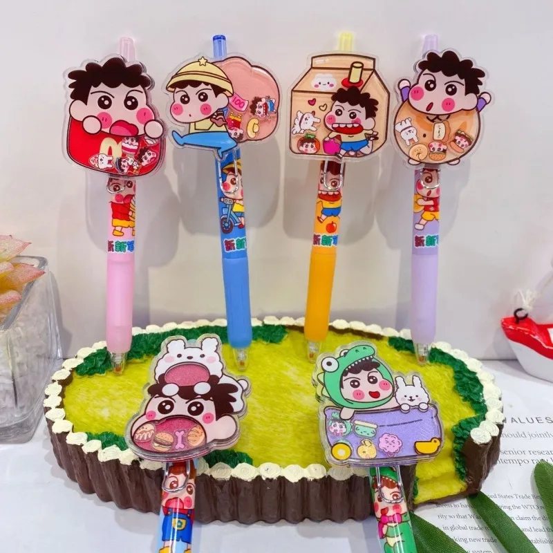 

Crayon Shin-chan Gel Pen Cute Cartoon Fun Decompress Sign Pen New Fashion Exquisite Nice Student Portable Pen