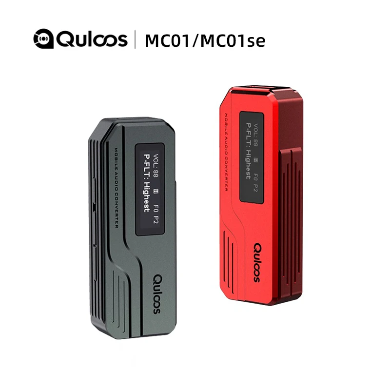 QULOOS QLS MC01/MC01se المحمولة USB DAC/AMP المزدوج الرائد CS43131 HiFi فك مضخم ضوت سماعات الأذن