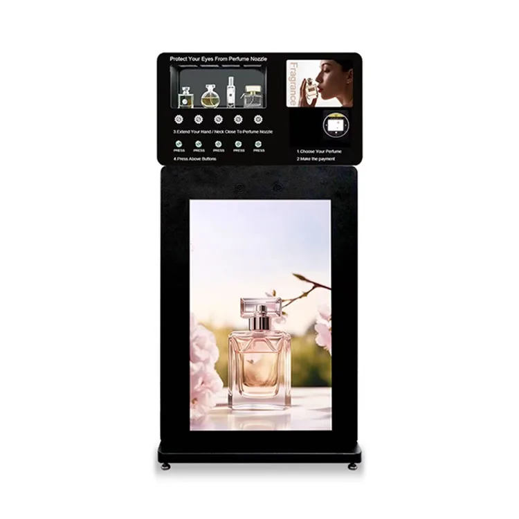 Vertical perfume sprayer vending machine Wall automatic perfume spray perfume vending machine