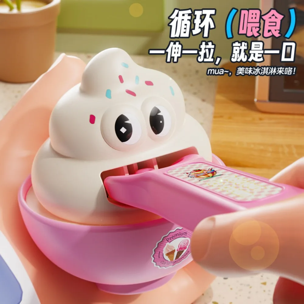Food Feeding Pudding Feeding Toy Role Play Early Education Strawberry Ice Cream Pudding Toy Simulation Japanese Kitchen Toys New