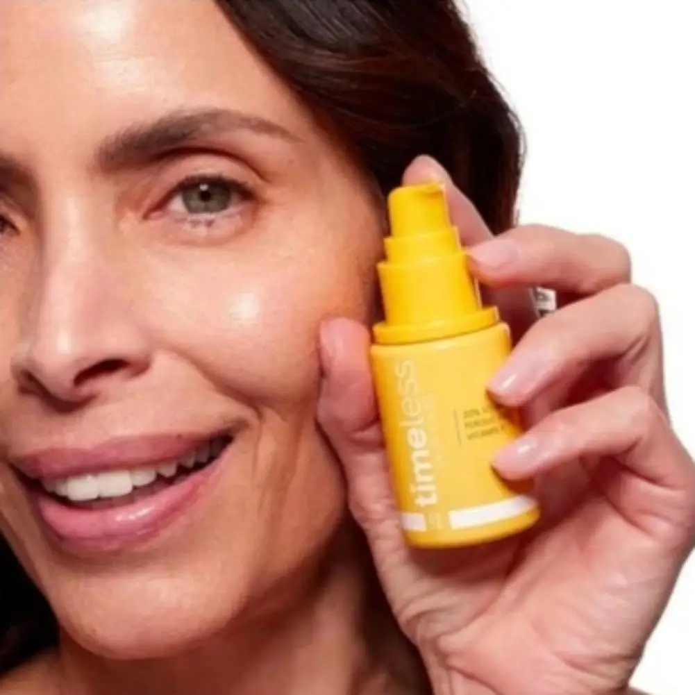 Timeless Vitamin C + E Ferulic Acid Serum 30ml, 10% 20% Antioxidant Essence for Brighten, Even Skin Tone, Firming, Shrink Pores