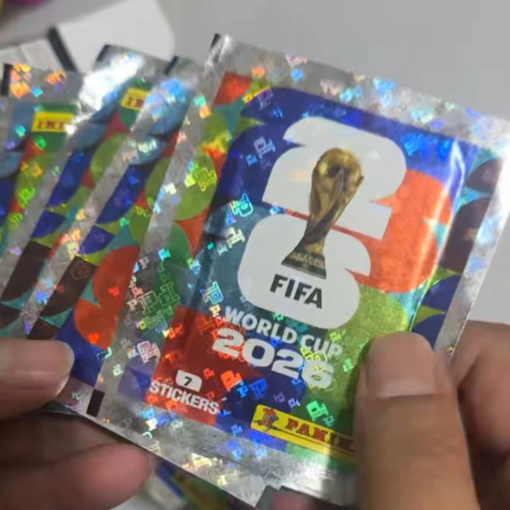 2026 GenuinePanini FIFA Collectible Sticker Album, Sticker Collection Pack Box, Football Fan Souvenir Memorabilia Collecting Set