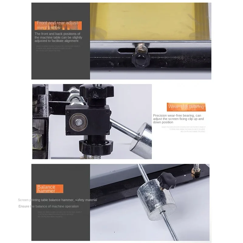 Manual Silk Screen Printing Machine Hot Stamp Table Welding Table Screen Printer