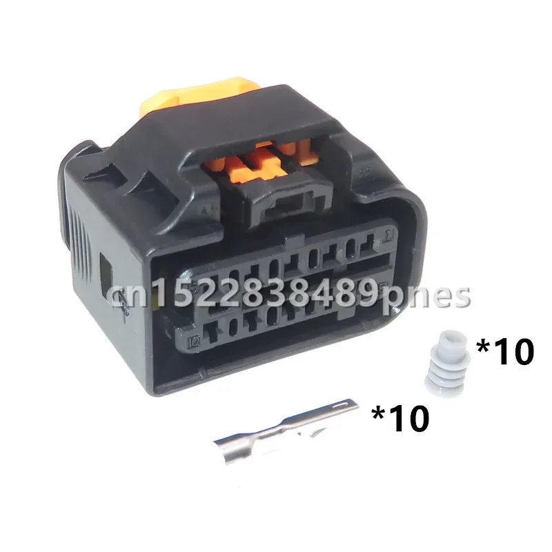 10 Pole Auto Headlight Connector 1801600-1 1801606-1 Car Waterproof Wiring Harness Socket For Peugeot