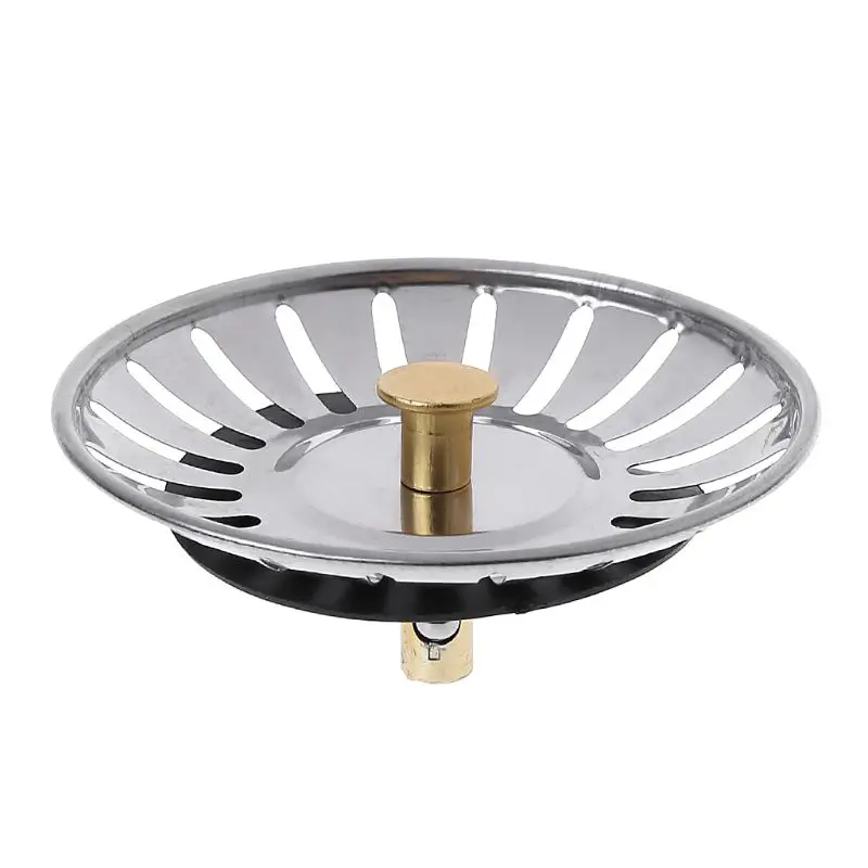 Kitchen Waste Stainless Steel Sink Strainer Plug Drain Filter Stopper Basket Dra Drosphip