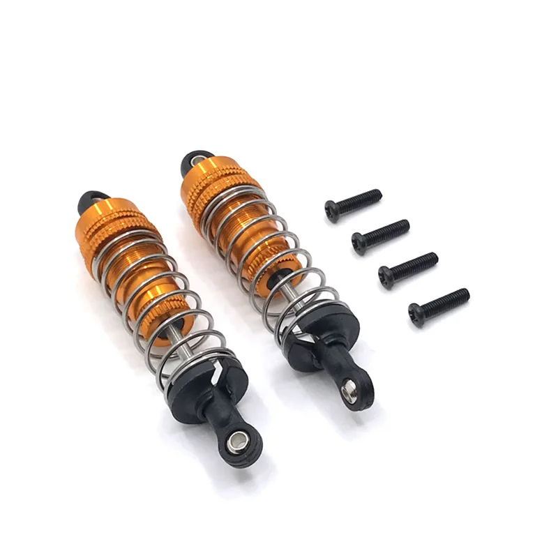 

HWRC Metal Upgrade 2PCS External Spring Hydraulic Shock For WLtoys 144010 144001 144002 124016 124017 124018 124019 RC Car Parts