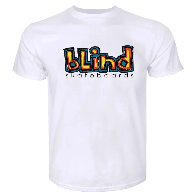 2025 Blind Skateboard T Shirt Designer Classic Print Tshirt Women Cotton T Shirt Clothes Men Graphic T-shirts Oversized Tops Tee